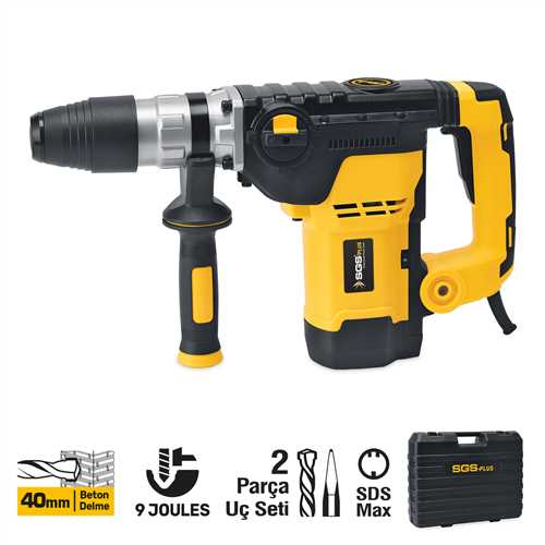 KIRICI-DELİCİ MATKAP 1250 Watt 40MM 9KG ( SDS MAX ) SGS5188